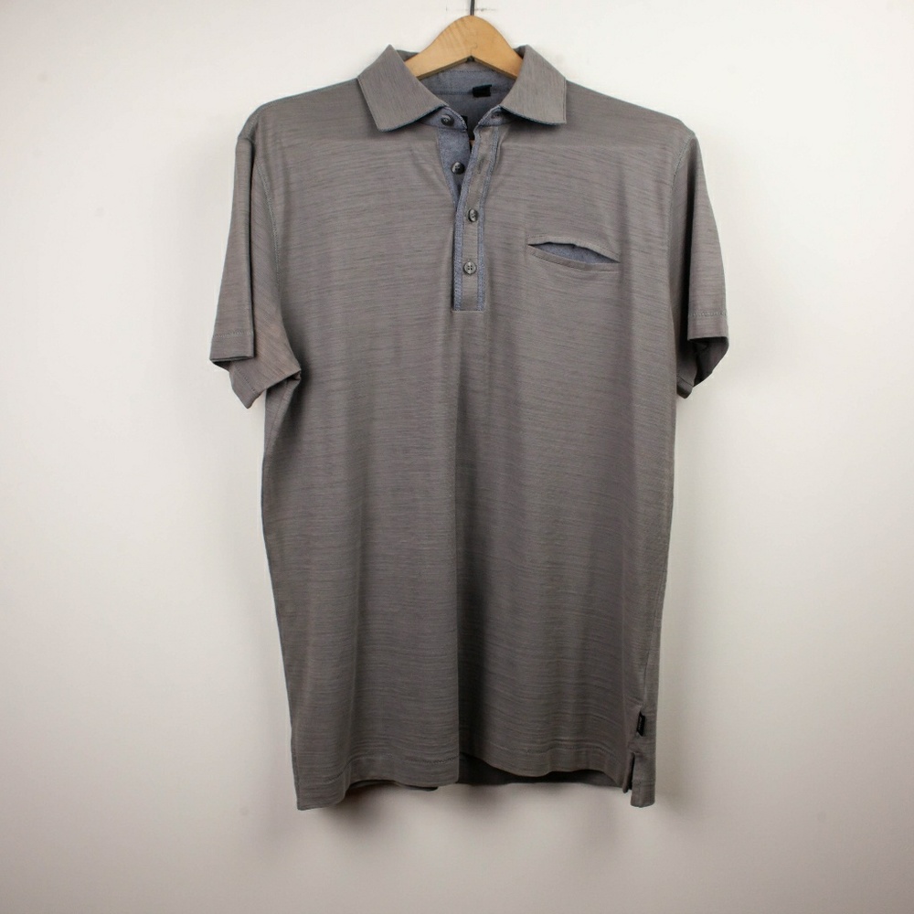 Hugo Boss Grey Polo, mens size L